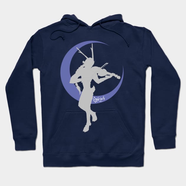 Bluefaun violist Hoodie by Oniryah